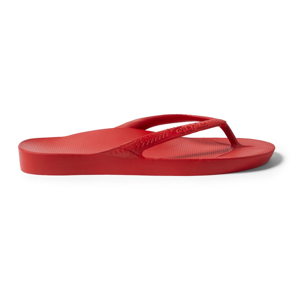  Arch Support Flip Flops - Classic - Chilli Red 