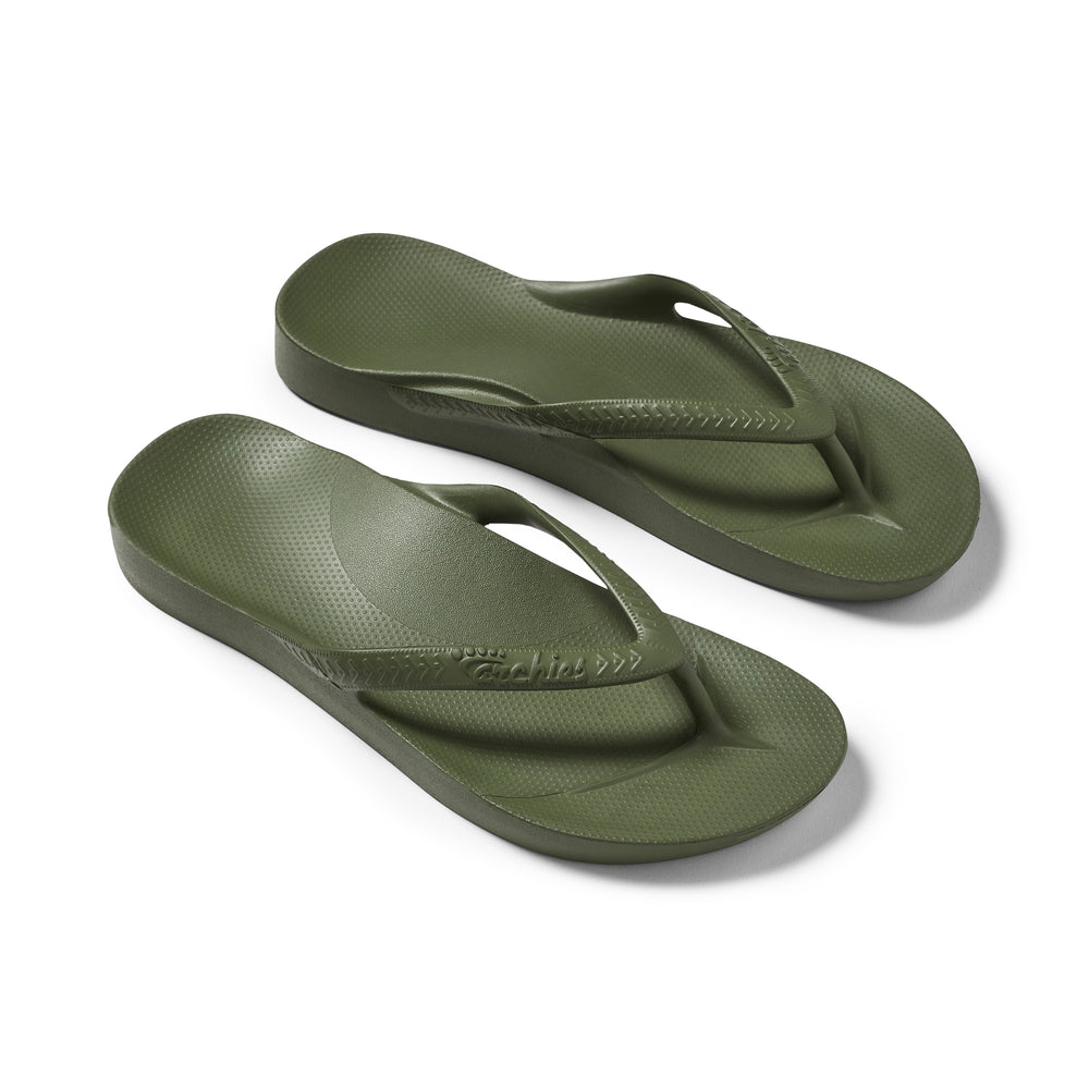  Archies Flip Flops – Classic – Olive 