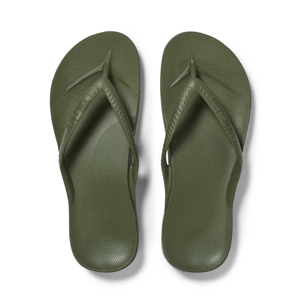  Archies Flip Flops – Classic – Olive 